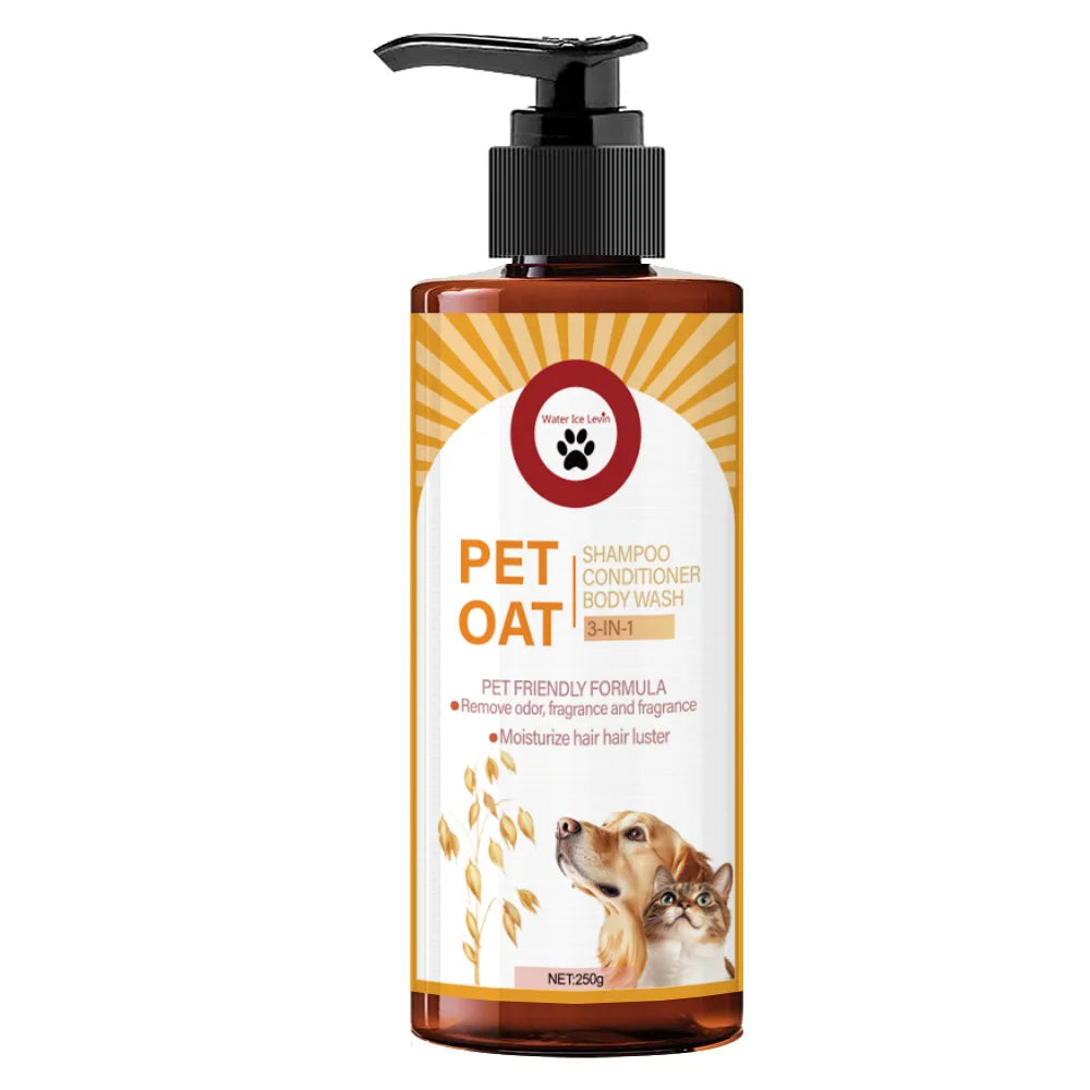 Pet Shampoo for Dogs & Cats – Odor Control & Soft Fur