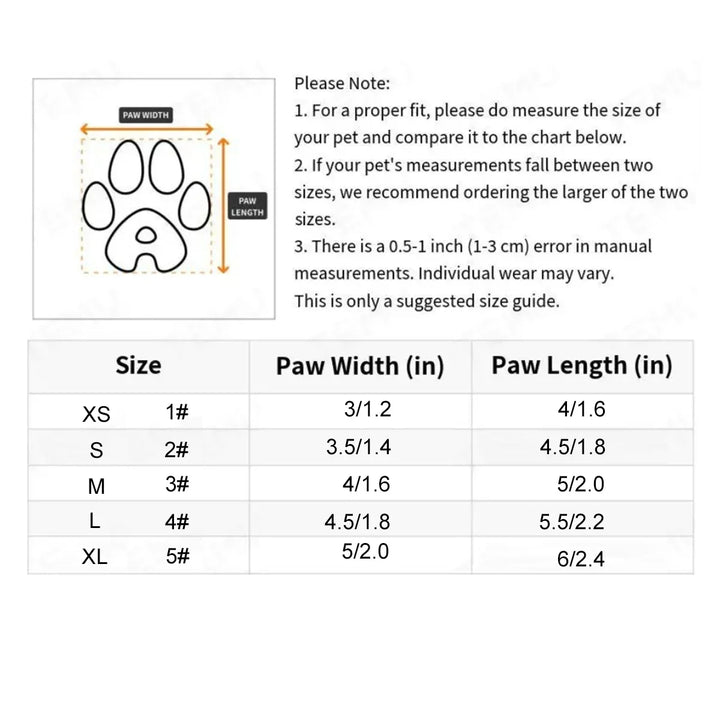 Dog Shoes – Water-Resistant Paw Protectors