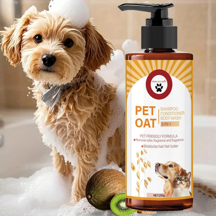 Pet Shampoo for Dogs & Cats – Odor Control & Soft Fur